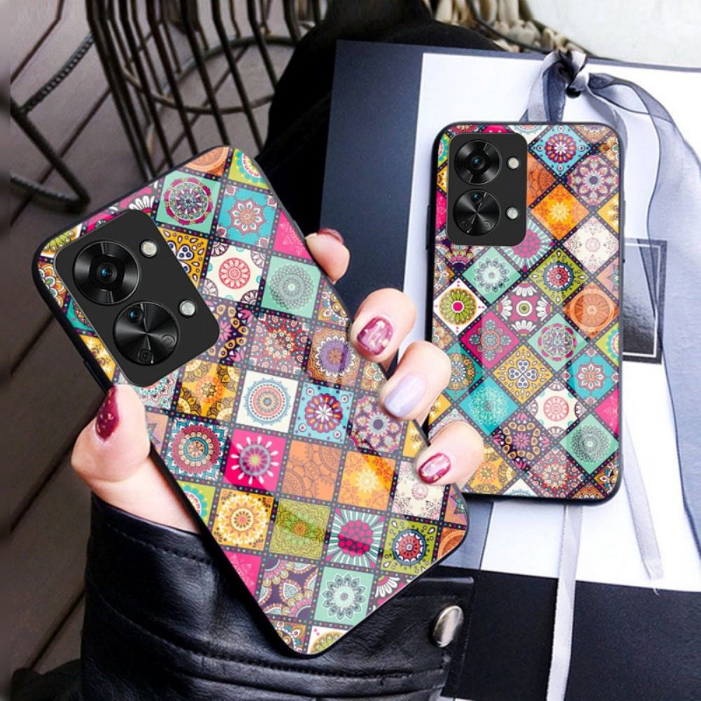 Handyhülle Für OnePlus Nord 2T 5G Magnetischer Patchwork-halter