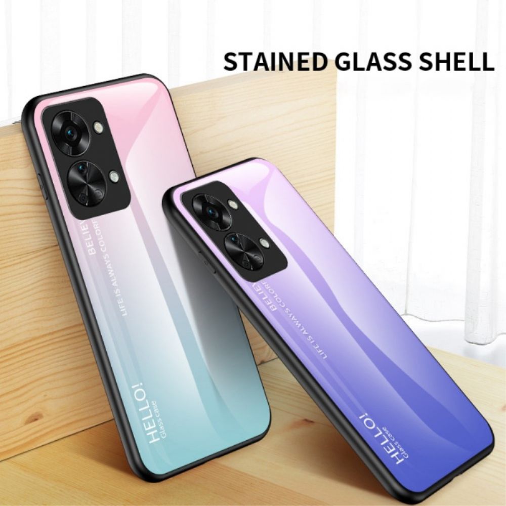 Hülle Für OnePlus Nord 2T 5G Hallo Tempered Glass