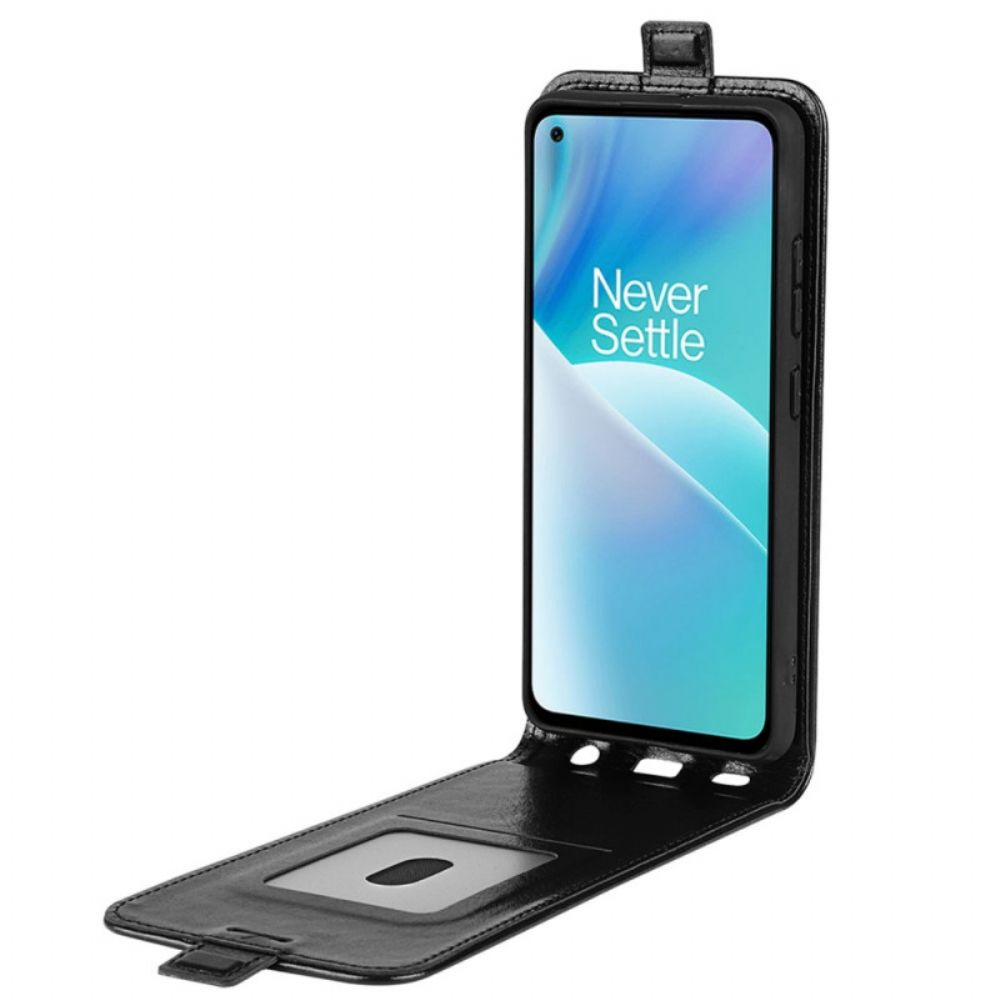 Lederhüllen Für OnePlus Nord 2T 5G Flip Case Vertikale Klappe