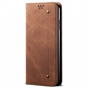 Schutzhülle Für OnePlus Nord 2T 5G Flip Case Jeansstoff