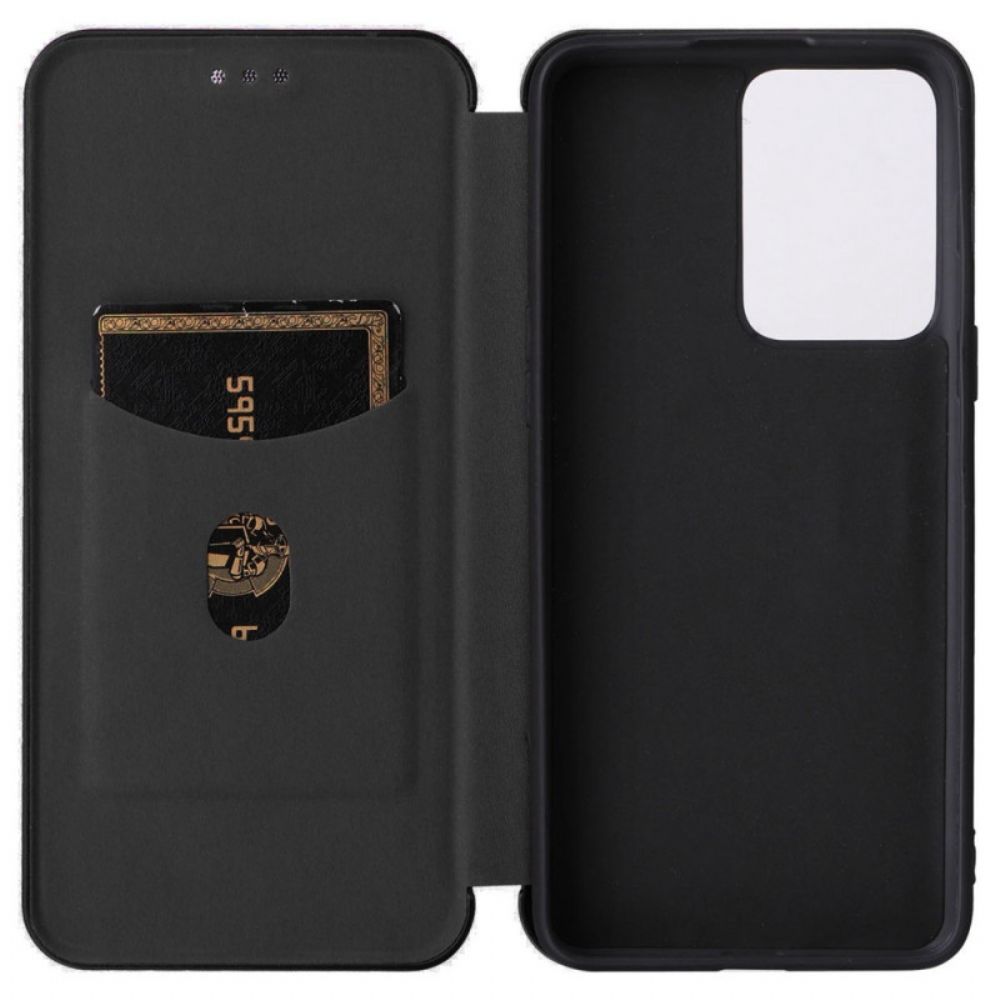 Schutzhülle Für OnePlus Nord 2T 5G Flip Case Kohlefaserring