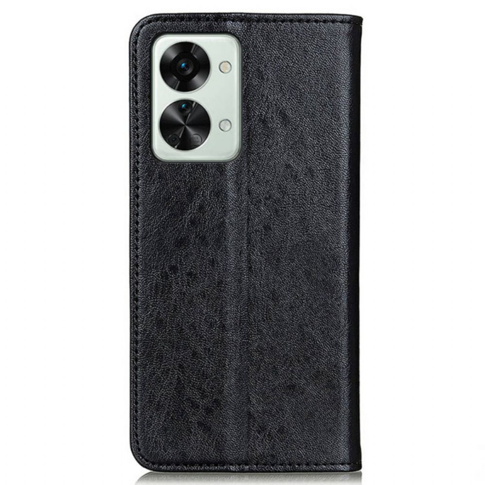 Schutzhülle Für OnePlus Nord 2T 5G Flip Case Texturiertes Kunstleder