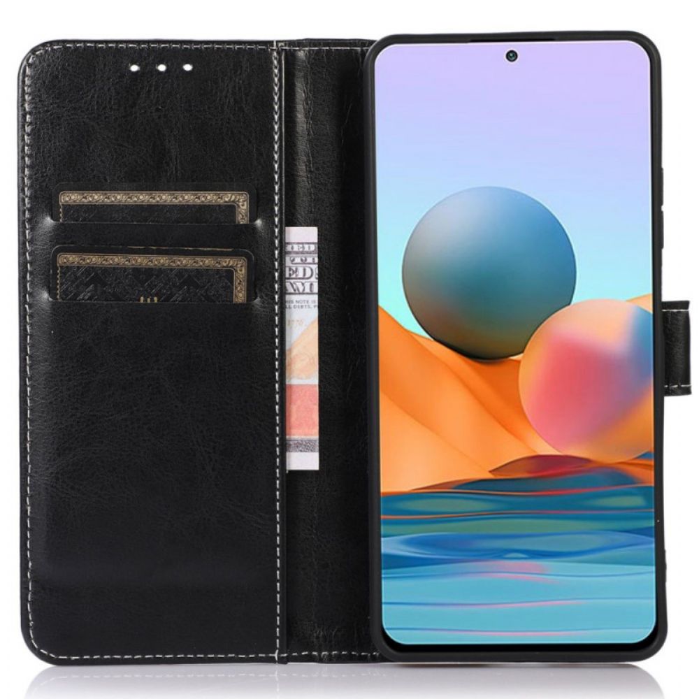 Flip Case Für OnePlus Nord CE 2 Lite 5G Kunstleder Und Nähte