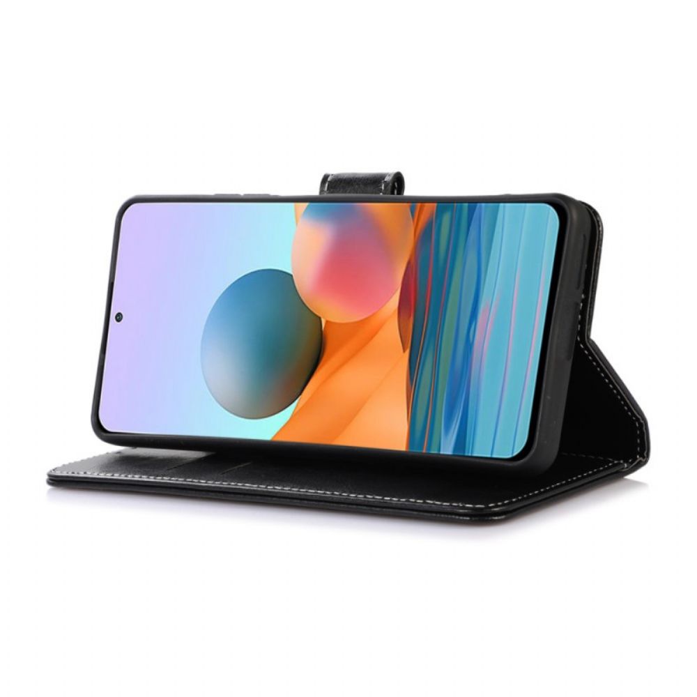 Flip Case Für OnePlus Nord CE 2 Lite 5G Kunstleder Und Nähte