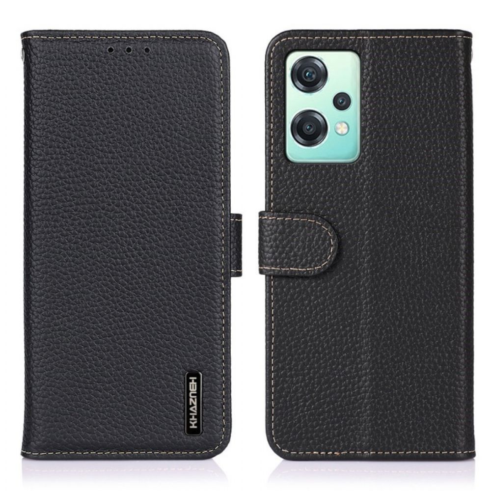 Flip Case Für OnePlus Nord CE 2 Lite 5G Litschi Khazneh Leder