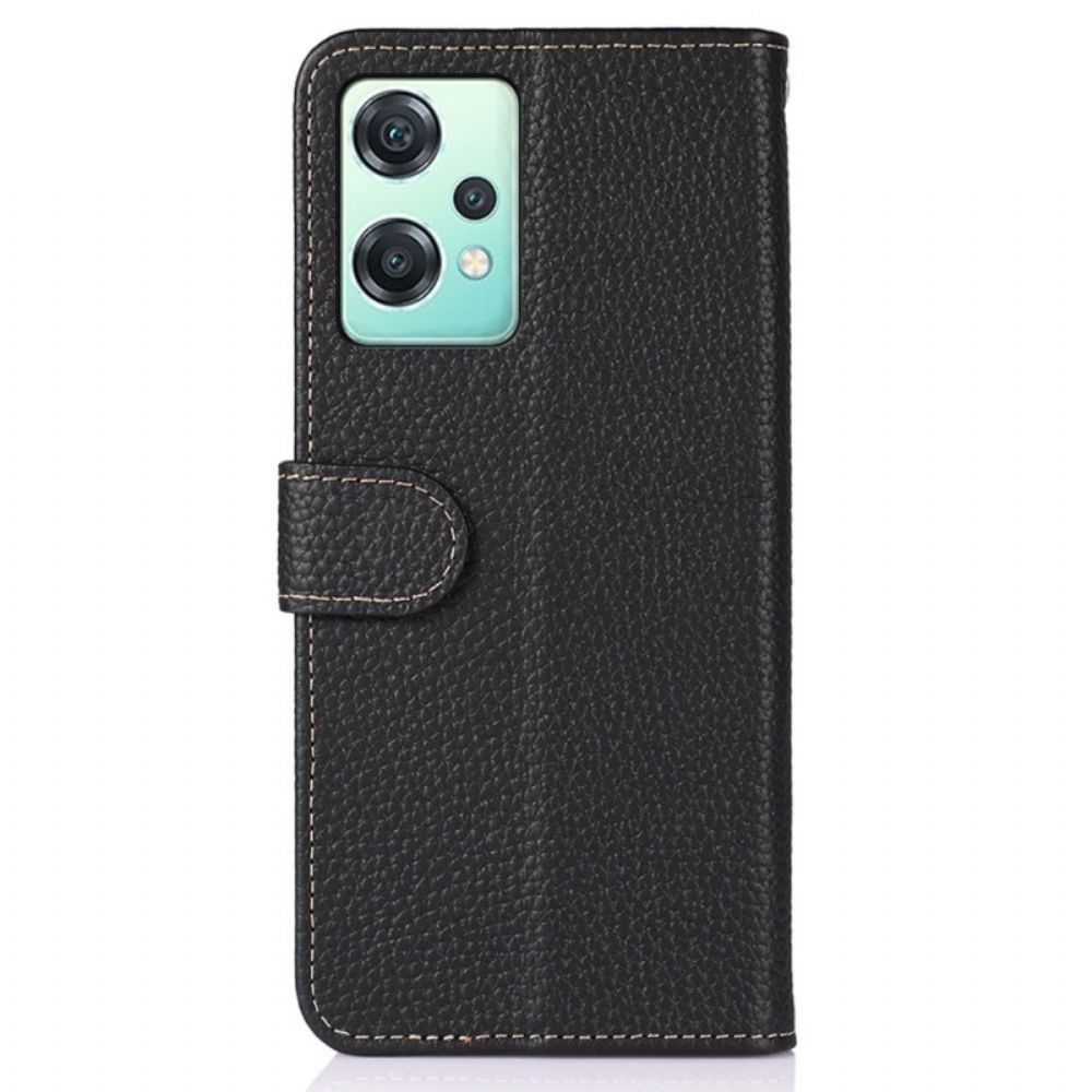 Flip Case Für OnePlus Nord CE 2 Lite 5G Litschi Khazneh Leder