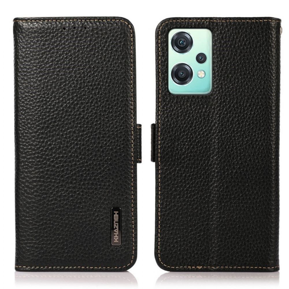 Flip Case Für OnePlus Nord CE 2 Lite 5G Litschi-leder Khazneh Rfid