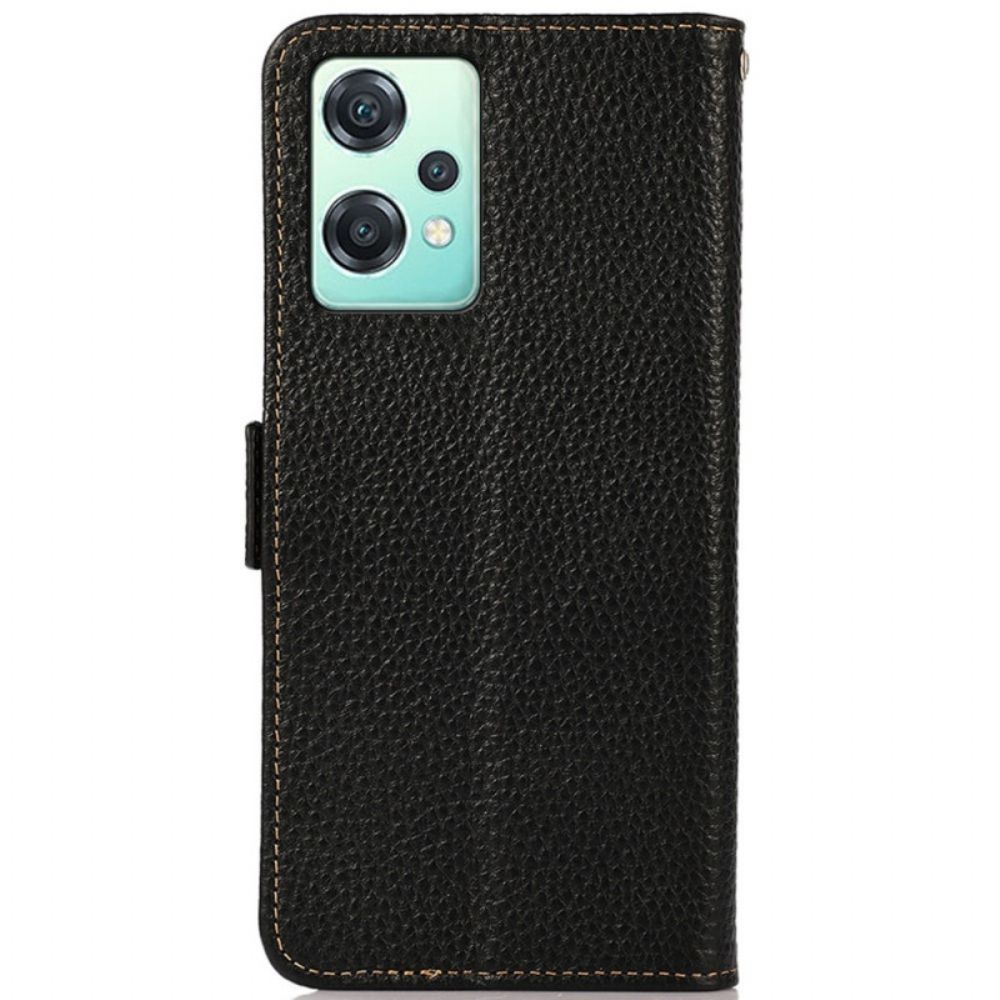 Flip Case Für OnePlus Nord CE 2 Lite 5G Litschi-leder Khazneh Rfid