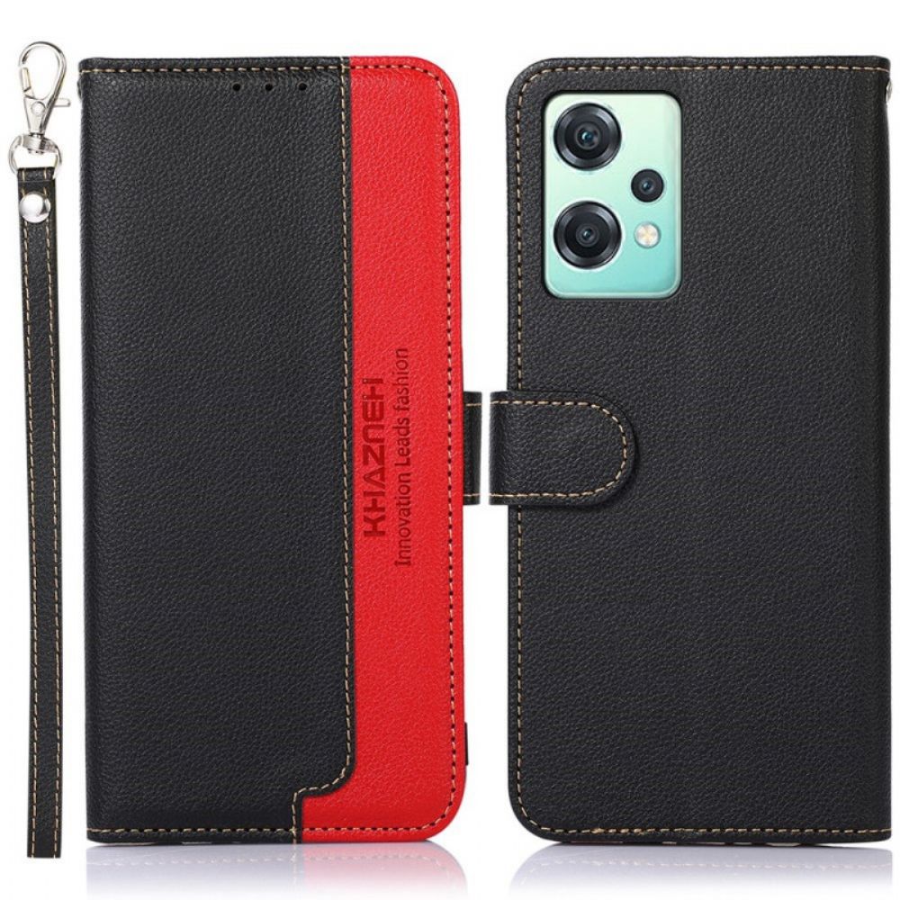 Flip Case Für OnePlus Nord CE 2 Lite 5G Rfid-lychee-stil