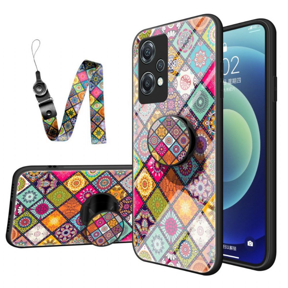 Hülle Für OnePlus Nord CE 2 Lite 5G Magnetischer Patchwork-halter