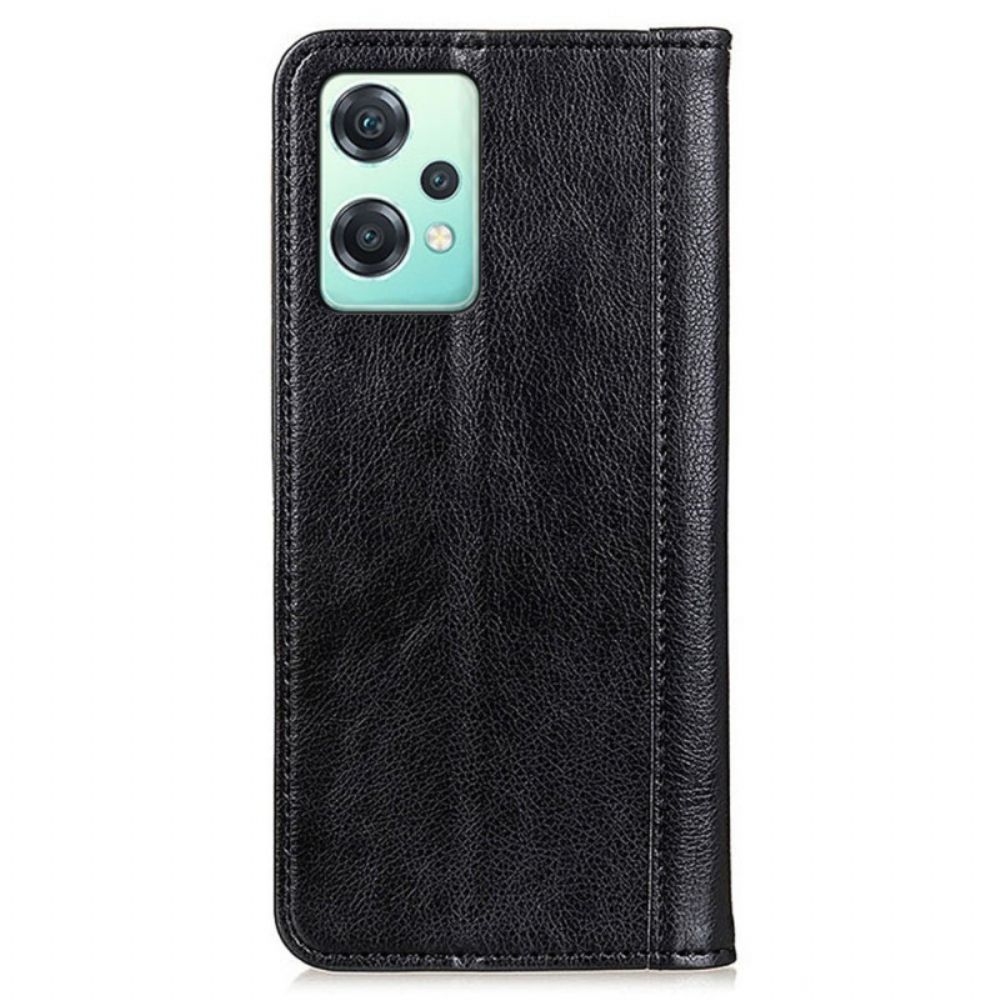 Schutzhülle Für OnePlus Nord CE 2 Lite 5G Flip Case Klassisches Spaltleder