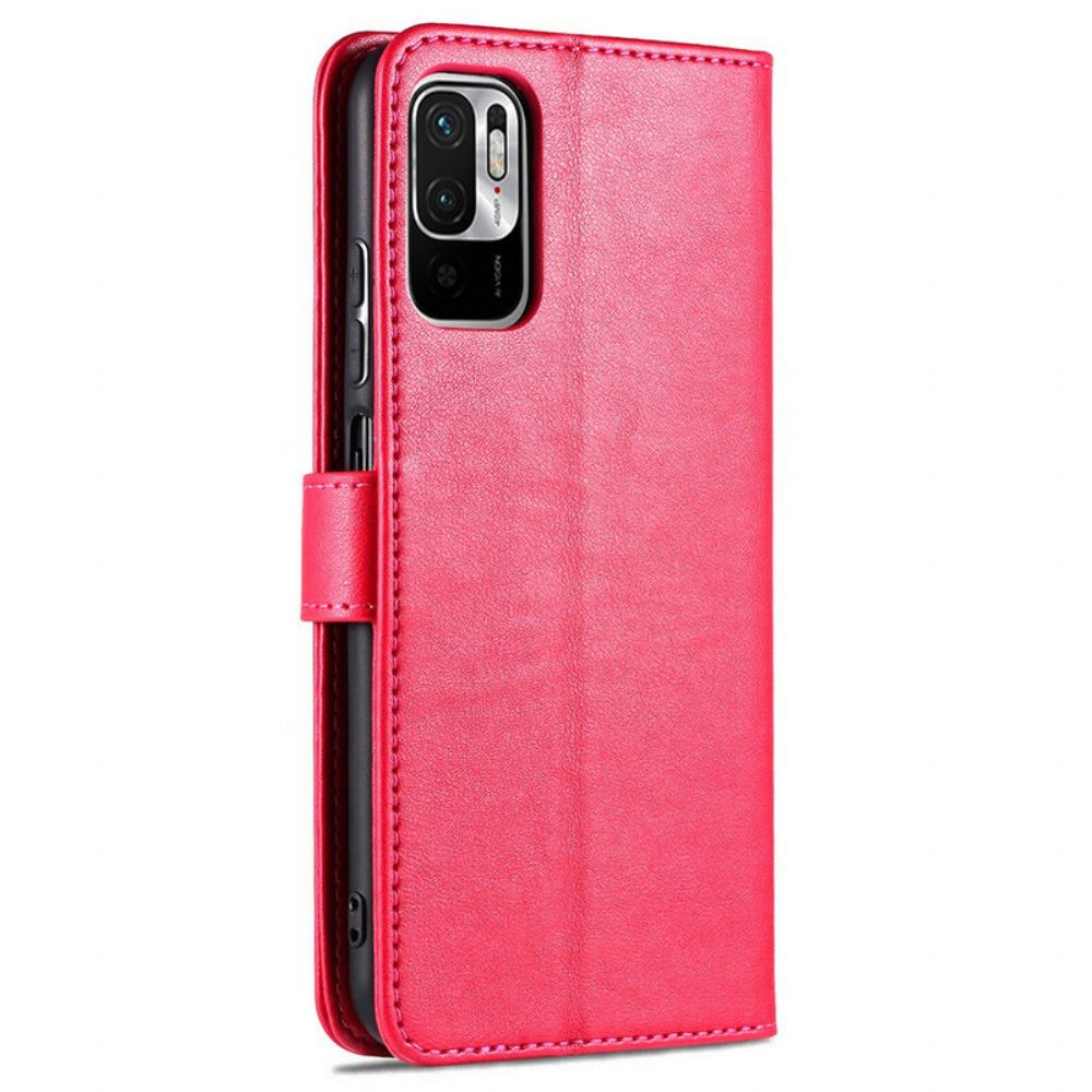 Flip Case Für Xiaomi Redmi Note 10 5G / Poco M3 Pro 5G Azns Luxus