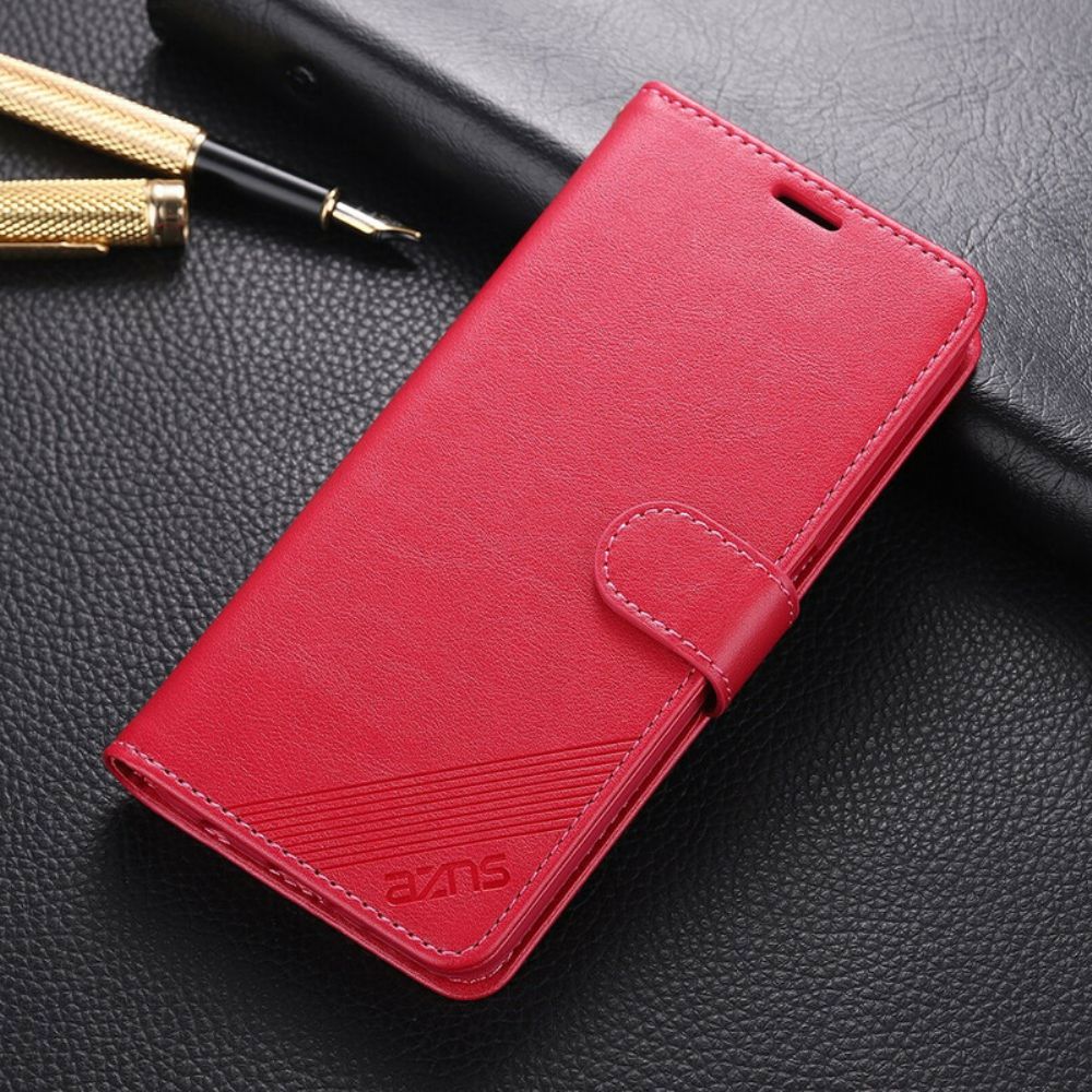 Flip Case Für Xiaomi Redmi Note 10 5G / Poco M3 Pro 5G Azns Luxus