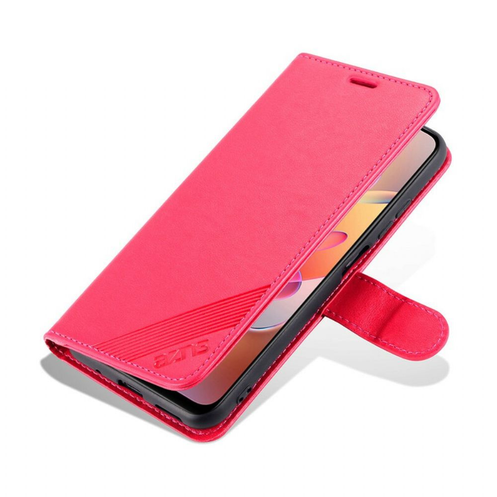 Flip Case Für Xiaomi Redmi Note 10 5G / Poco M3 Pro 5G Azns Luxus