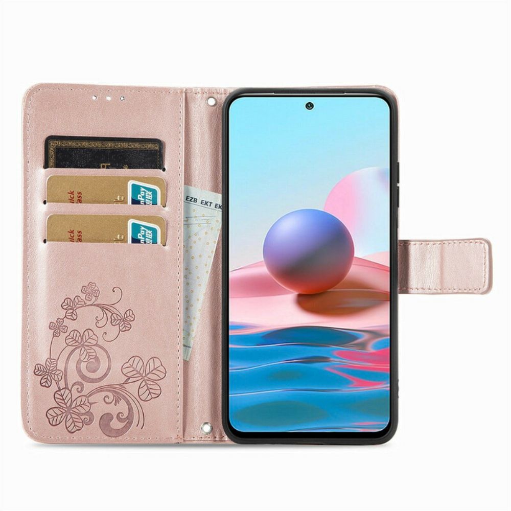 Flip Case Für Xiaomi Redmi Note 10 5G / Poco M3 Pro 5G Blumen Im Wind