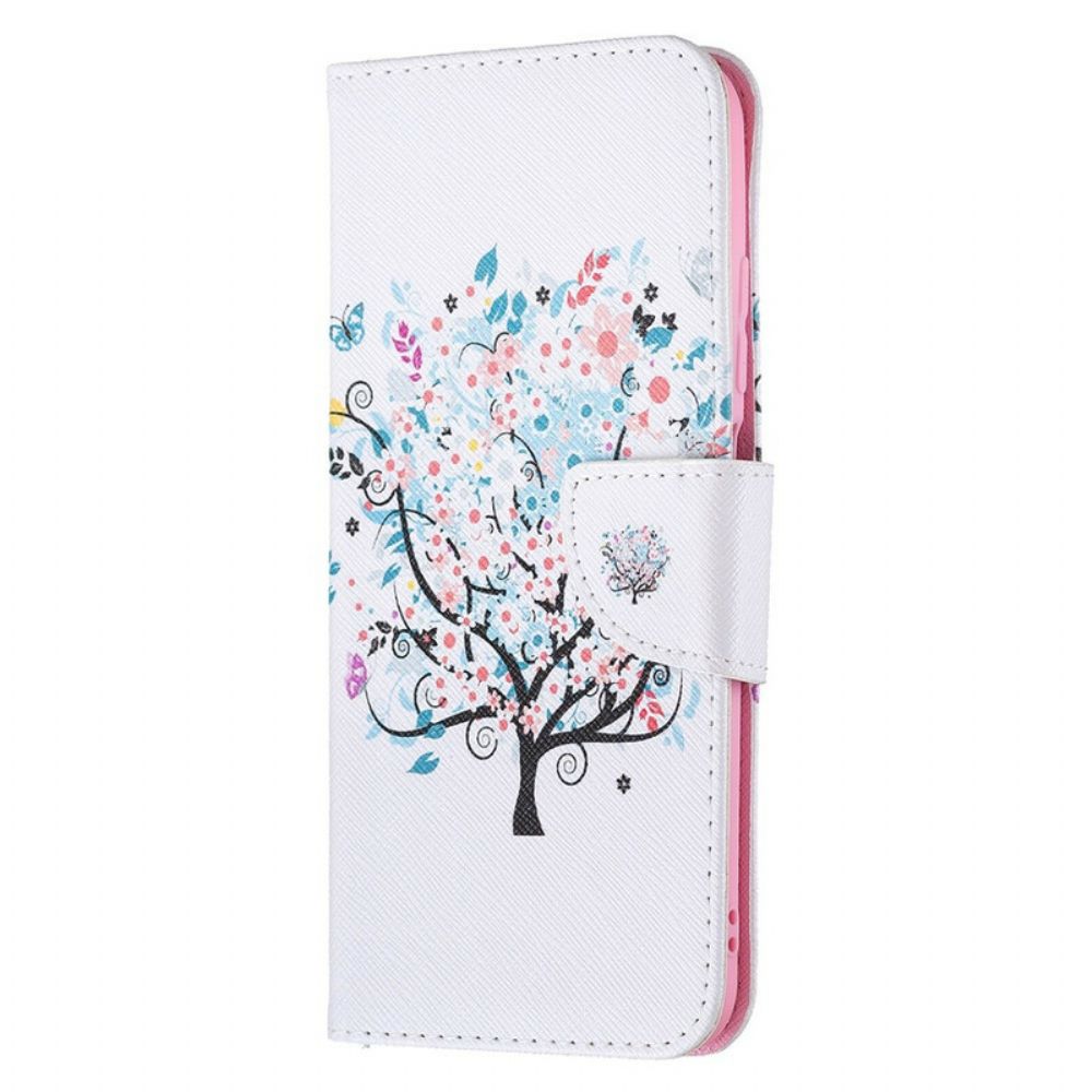 Flip Case Für Xiaomi Redmi Note 10 5G / Poco M3 Pro 5G Blumiger Baum