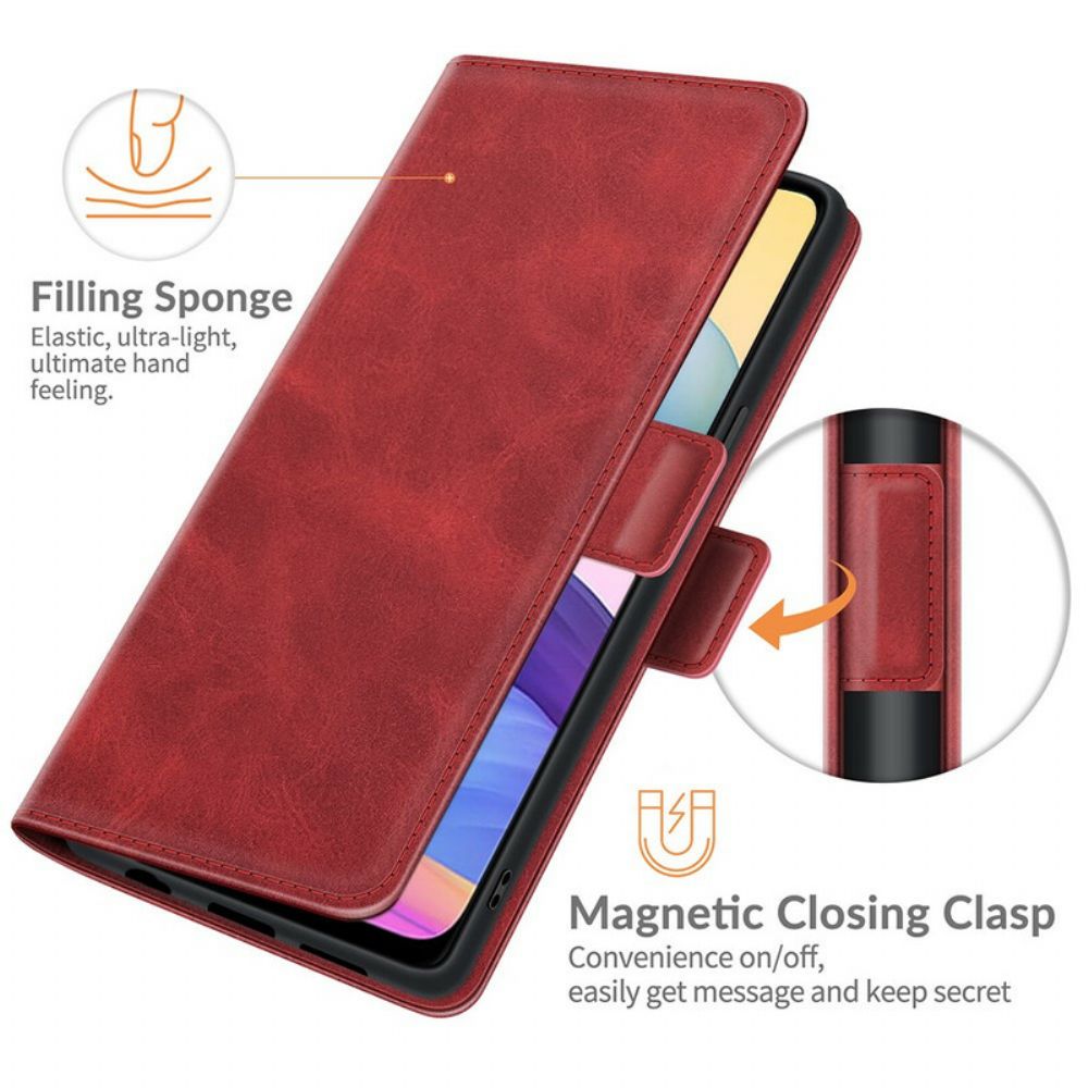 Flip Case Für Xiaomi Redmi Note 10 5G / Poco M3 Pro 5G Doppelsperre