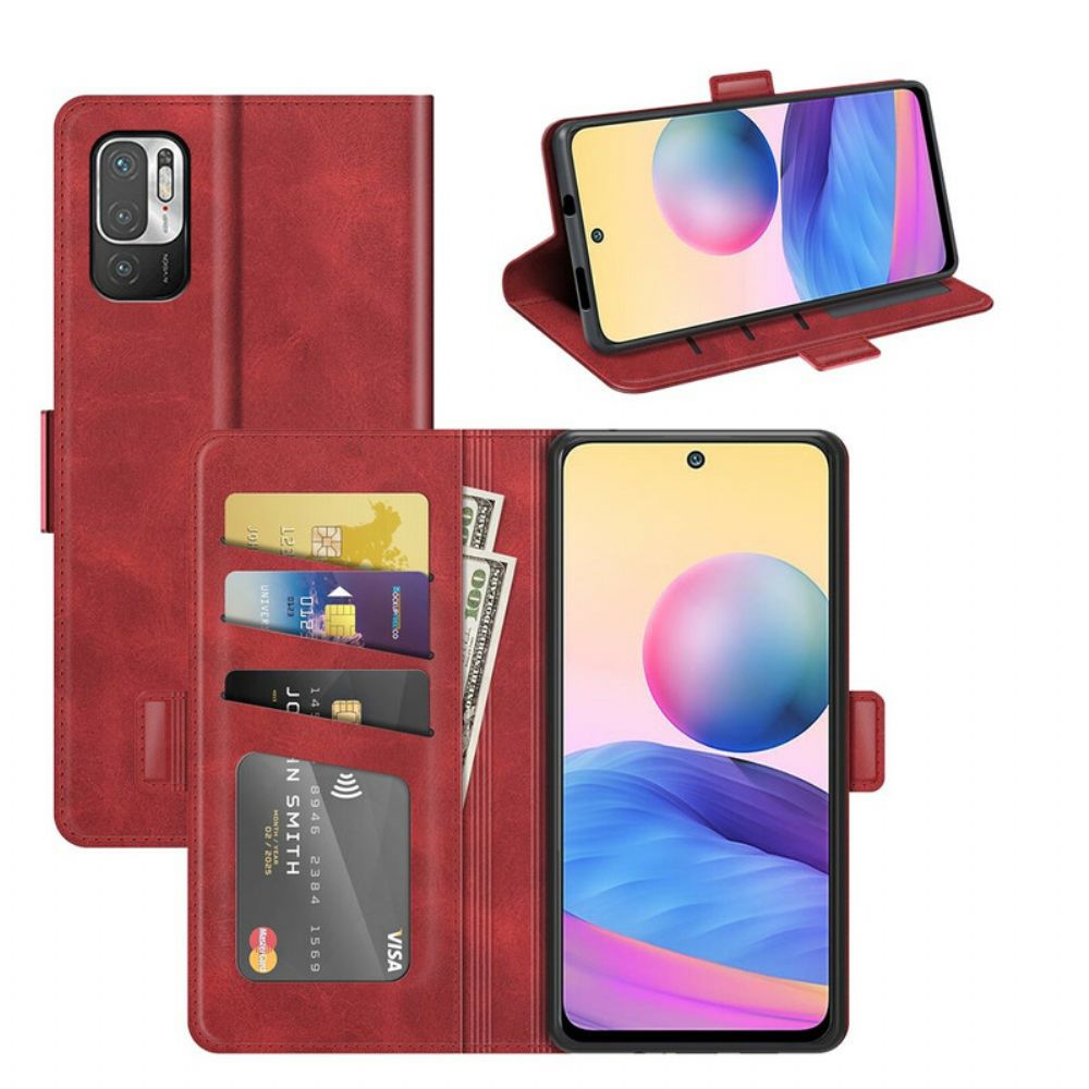 Flip Case Für Xiaomi Redmi Note 10 5G / Poco M3 Pro 5G Doppelsperre