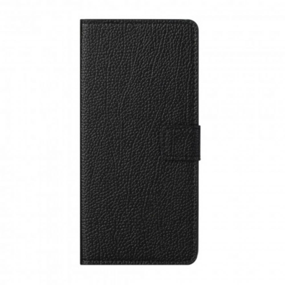 Flip Case Für Xiaomi Redmi Note 10 5G / Poco M3 Pro 5G Einzelne Litschi