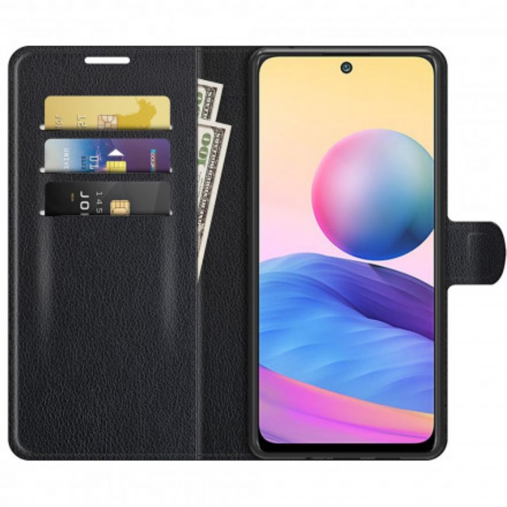 Flip Case Für Xiaomi Redmi Note 10 5G / Poco M3 Pro 5G Klassisches Kunstleder