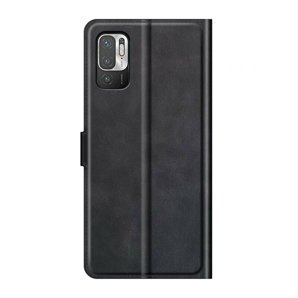 Flip Case Für Xiaomi Redmi Note 10 5G / Poco M3 Pro 5G Leder-stil