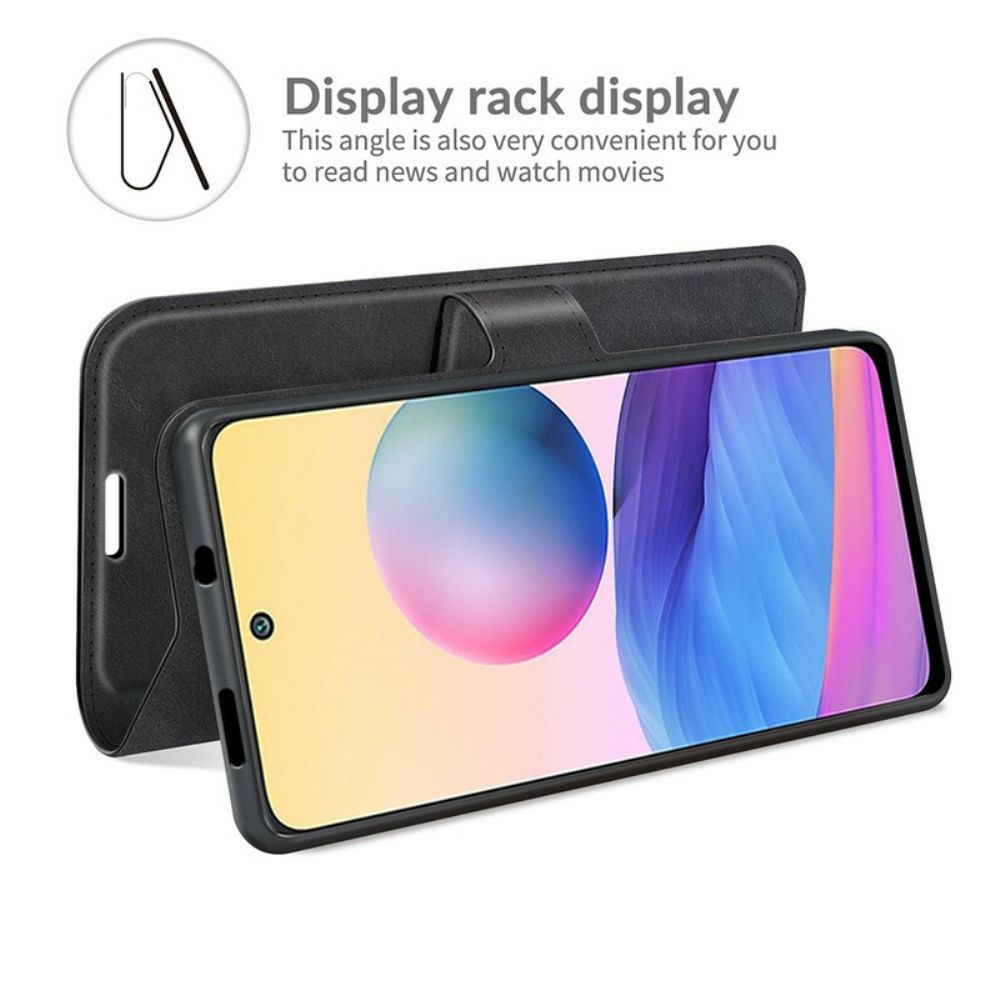 Flip Case Für Xiaomi Redmi Note 10 5G / Poco M3 Pro 5G Leder-stil