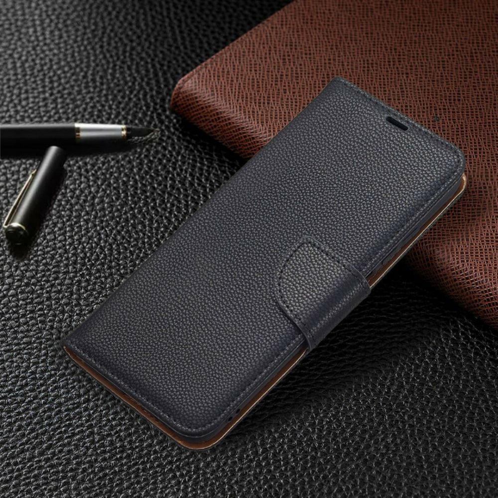 Flip Case Für Xiaomi Redmi Note 10 5G / Poco M3 Pro 5G Flip Case Litschi-klappe Schräg