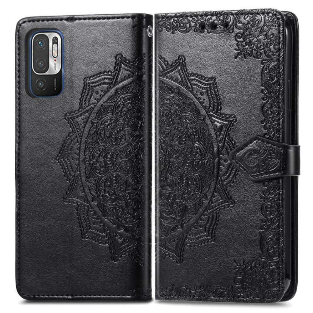 Flip Case Für Xiaomi Redmi Note 10 5G / Poco M3 Pro 5G Mandala Aus Dem Mittelalter