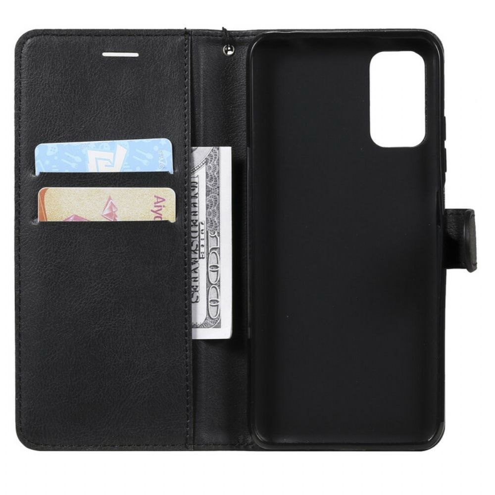 Flip Case Für Xiaomi Redmi Note 10 5G / Poco M3 Pro 5G Monochrom