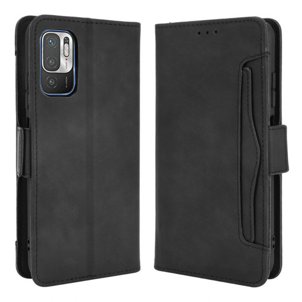 Flip Case Für Xiaomi Redmi Note 10 5G / Poco M3 Pro 5G Multi-karten