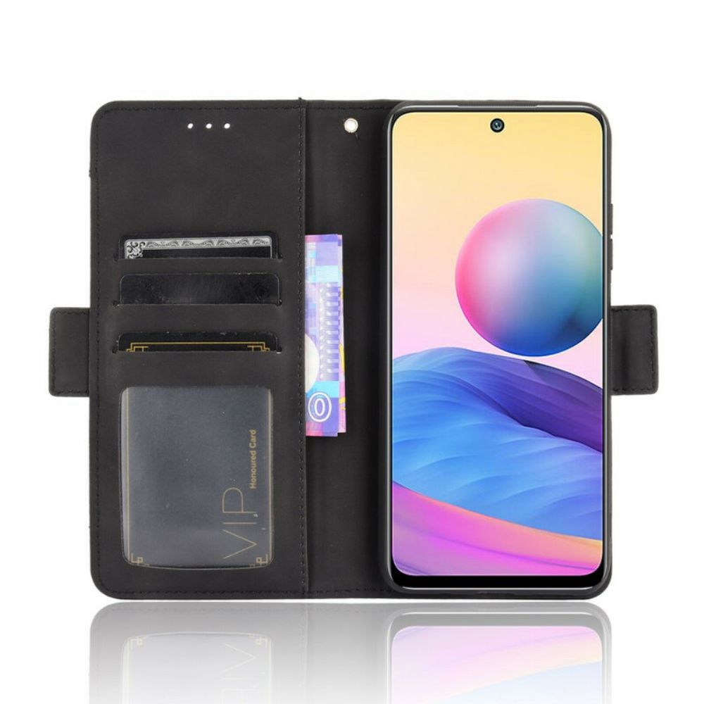 Flip Case Für Xiaomi Redmi Note 10 5G / Poco M3 Pro 5G Multi-karten