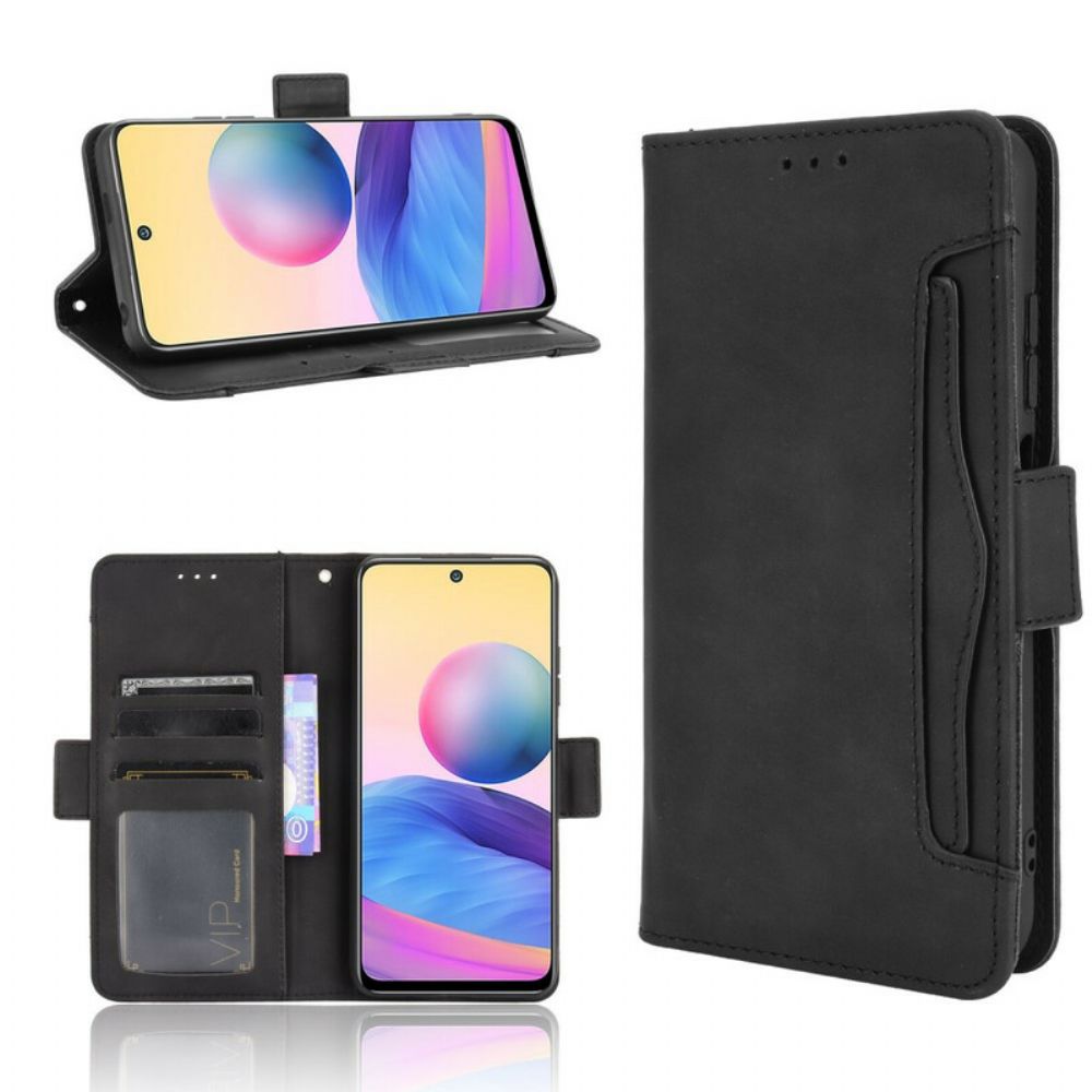 Flip Case Für Xiaomi Redmi Note 10 5G / Poco M3 Pro 5G Multi-karten