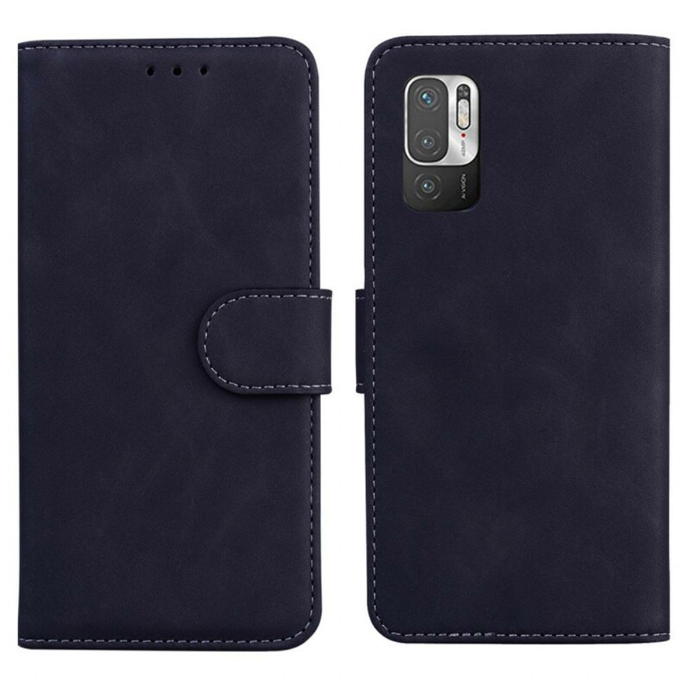 Flip Case Für Xiaomi Redmi Note 10 5G / Poco M3 Pro 5G Nähen Im Vintage-stil