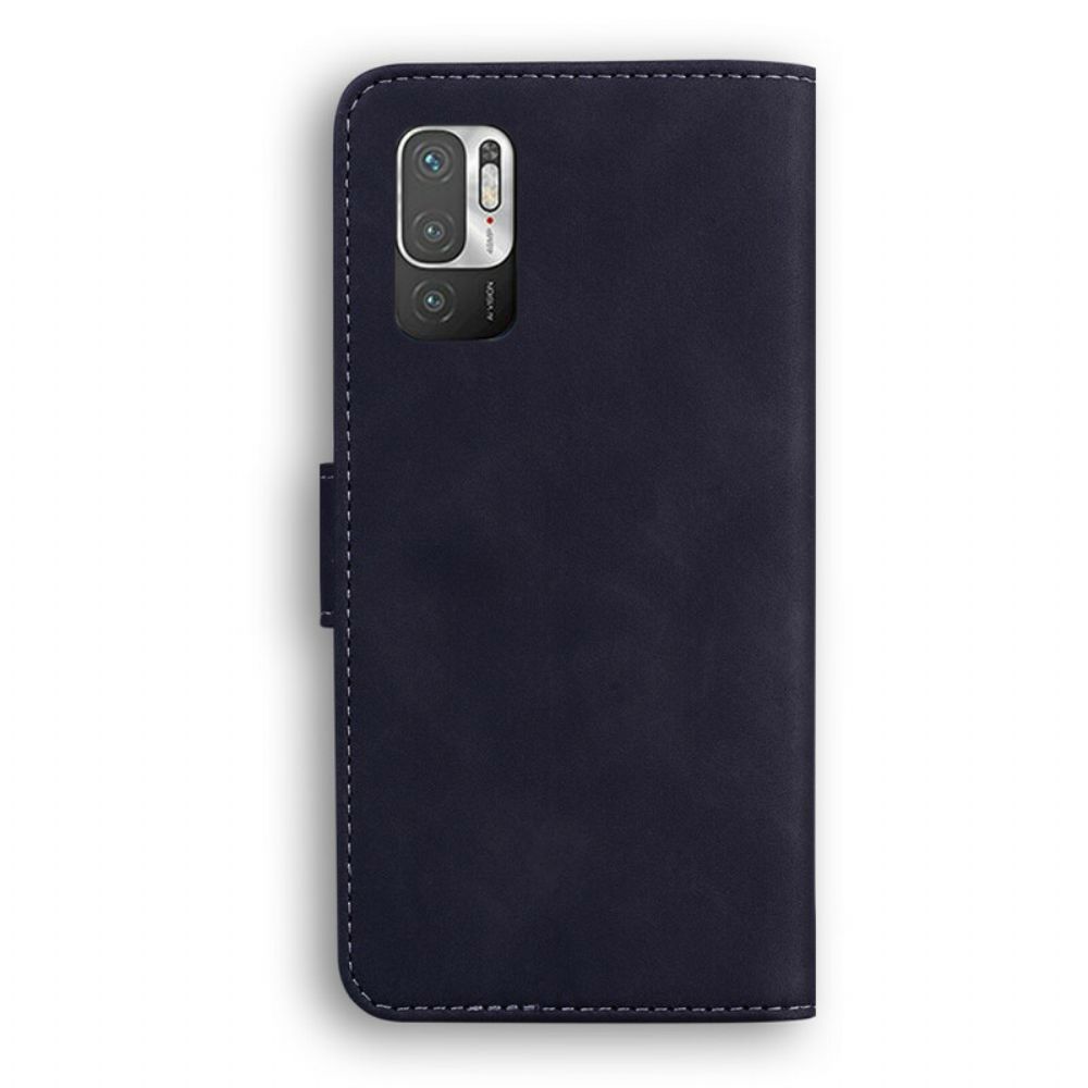 Flip Case Für Xiaomi Redmi Note 10 5G / Poco M3 Pro 5G Nähen Im Vintage-stil