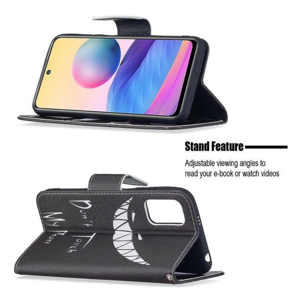 Flip Case Für Xiaomi Redmi Note 10 5G / Poco M3 Pro 5G Teufelstelefon