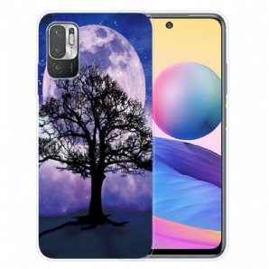 Handyhülle Für Xiaomi Redmi Note 10 5G / Poco M3 Pro 5G Baum Und Mond