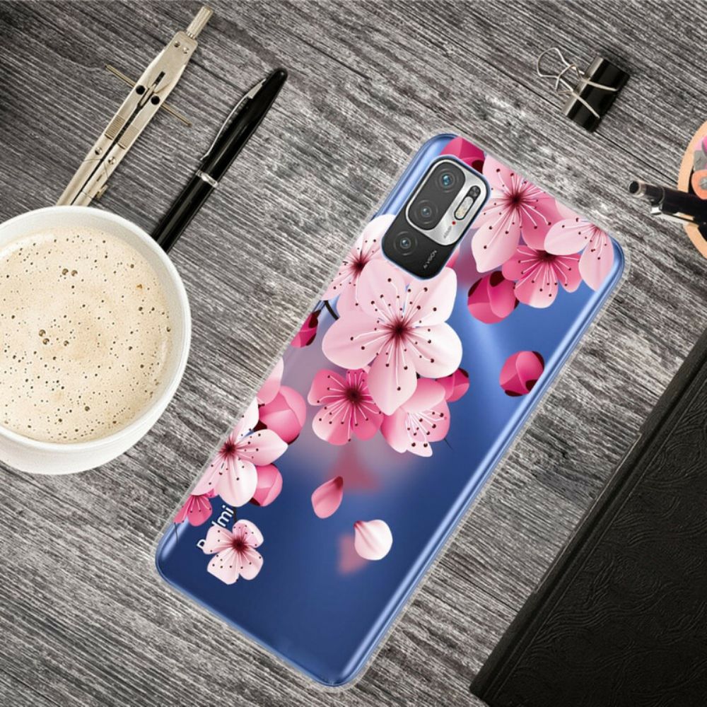 Hülle Für Xiaomi Redmi Note 10 5G / Poco M3 Pro 5G Kleine Rosa Blüten