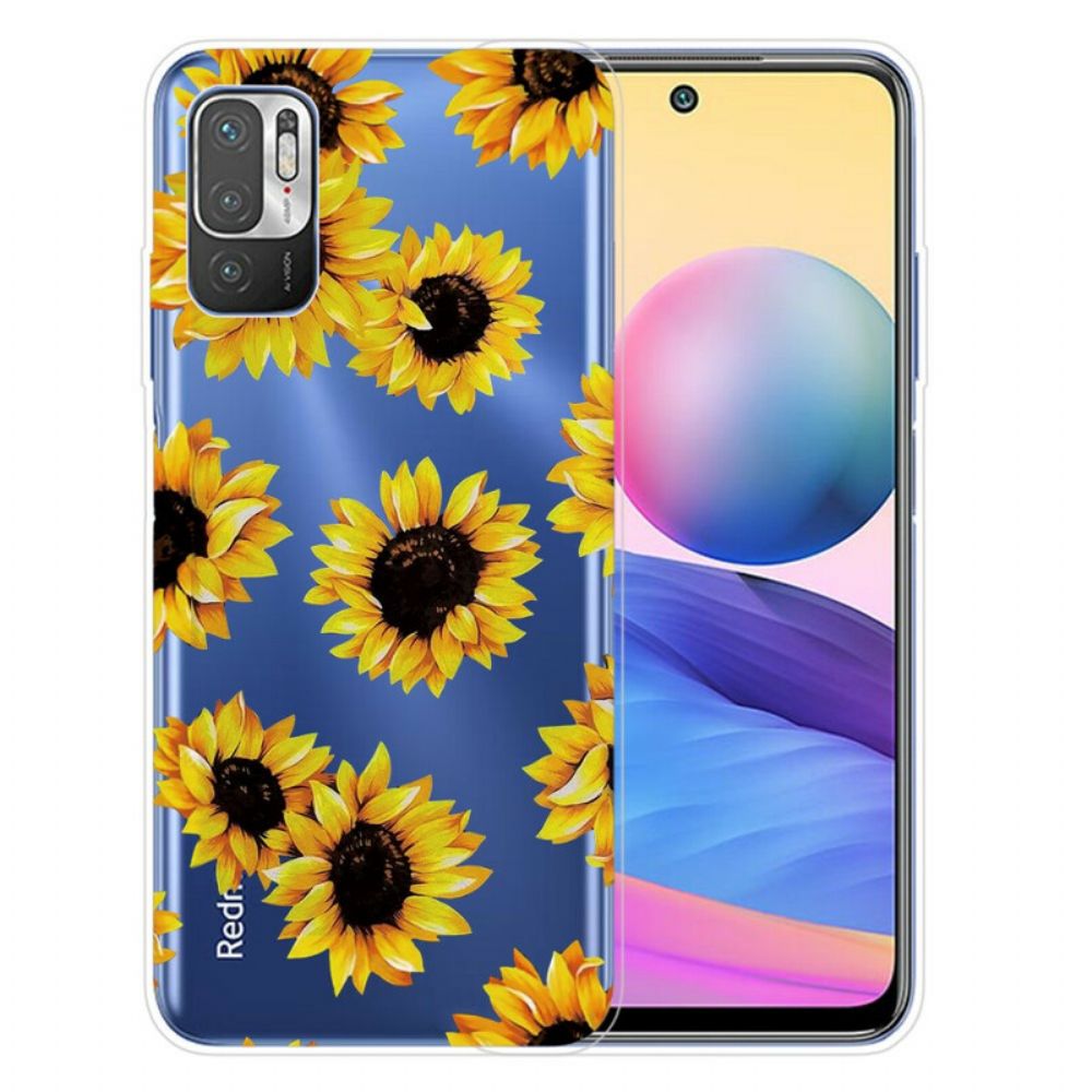 Hülle Für Xiaomi Redmi Note 10 5G / Poco M3 Pro 5G Sonnenblumen