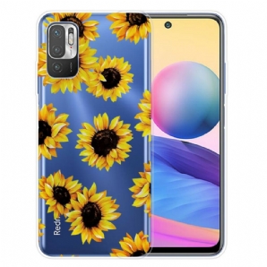 Hülle Für Xiaomi Redmi Note 10 5G / Poco M3 Pro 5G Sonnenblumen