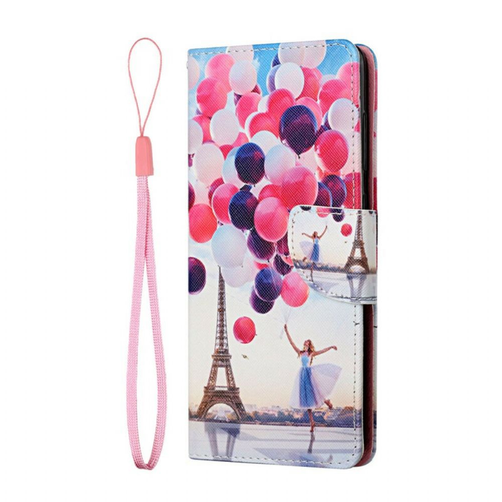 Lederhüllen Für Xiaomi Redmi Note 10 5G / Poco M3 Pro 5G Paris-ballons