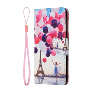 Lederhüllen Für Xiaomi Redmi Note 10 5G / Poco M3 Pro 5G Paris-ballons