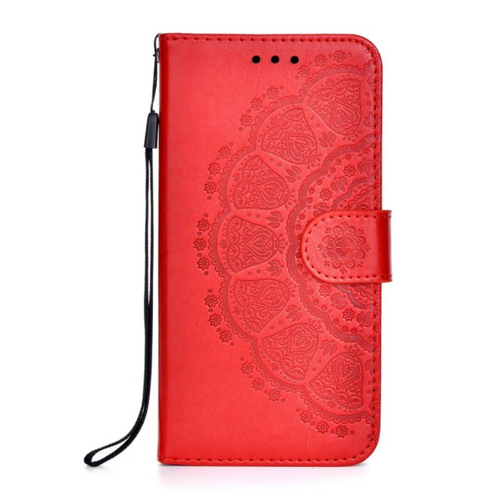 Lederhüllen Für Xiaomi Redmi Note 10 5G / Poco M3 Pro 5G Totem-mandala