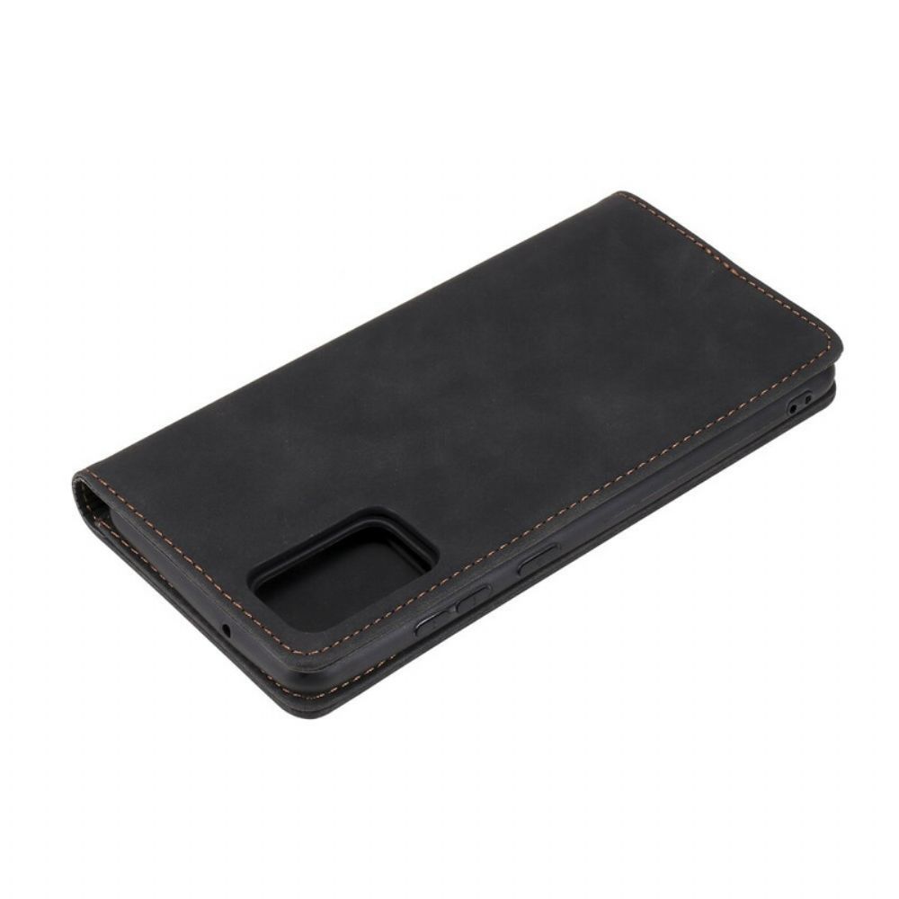 Schutzhülle Für Xiaomi Redmi Note 10 5G / Poco M3 Pro 5G Flip Case Dreifarbiger Lederstil