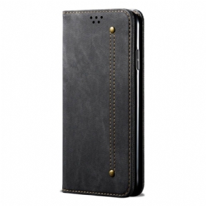 Schutzhülle Für Xiaomi Redmi Note 10 5G / Poco M3 Pro 5G Flip Case Jeansstoff