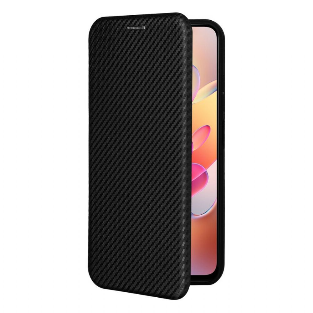 Schutzhülle Für Xiaomi Redmi Note 10 5G / Poco M3 Pro 5G Flip Case Kohlefaser