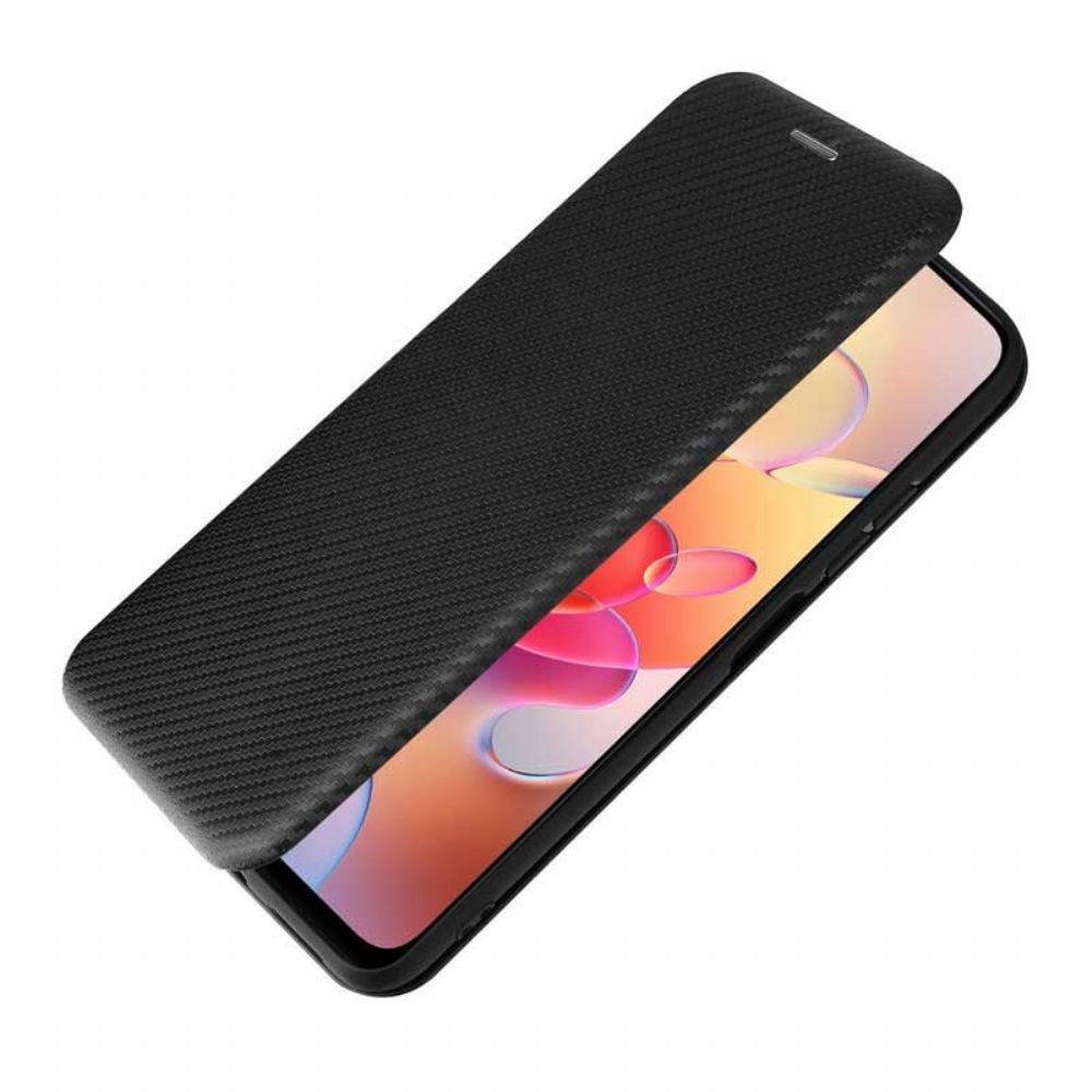 Schutzhülle Für Xiaomi Redmi Note 10 5G / Poco M3 Pro 5G Flip Case Kohlefaser