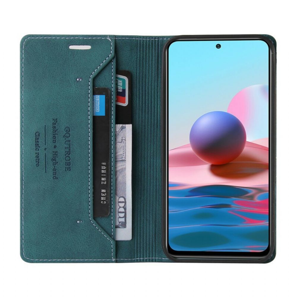 Schutzhülle Für Xiaomi Redmi Note 10 5G / Poco M3 Pro 5G Flip Case Kunstleder Gq.utrobe