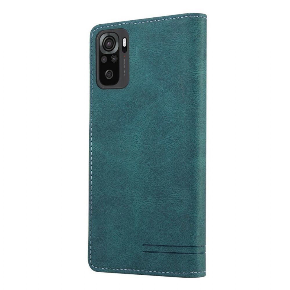 Schutzhülle Für Xiaomi Redmi Note 10 5G / Poco M3 Pro 5G Flip Case Kunstleder Gq.utrobe