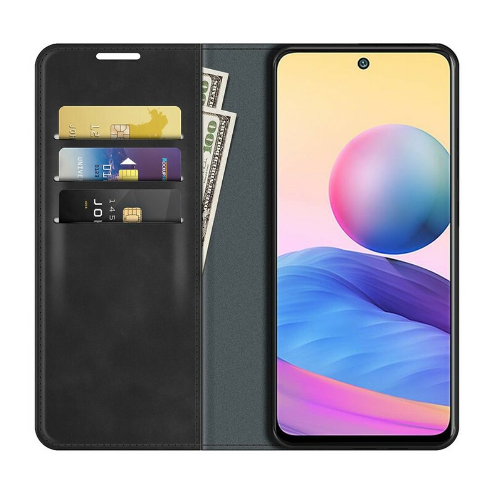 Schutzhülle Für Xiaomi Redmi Note 10 5G / Poco M3 Pro 5G Flip Case Seidiger Touch