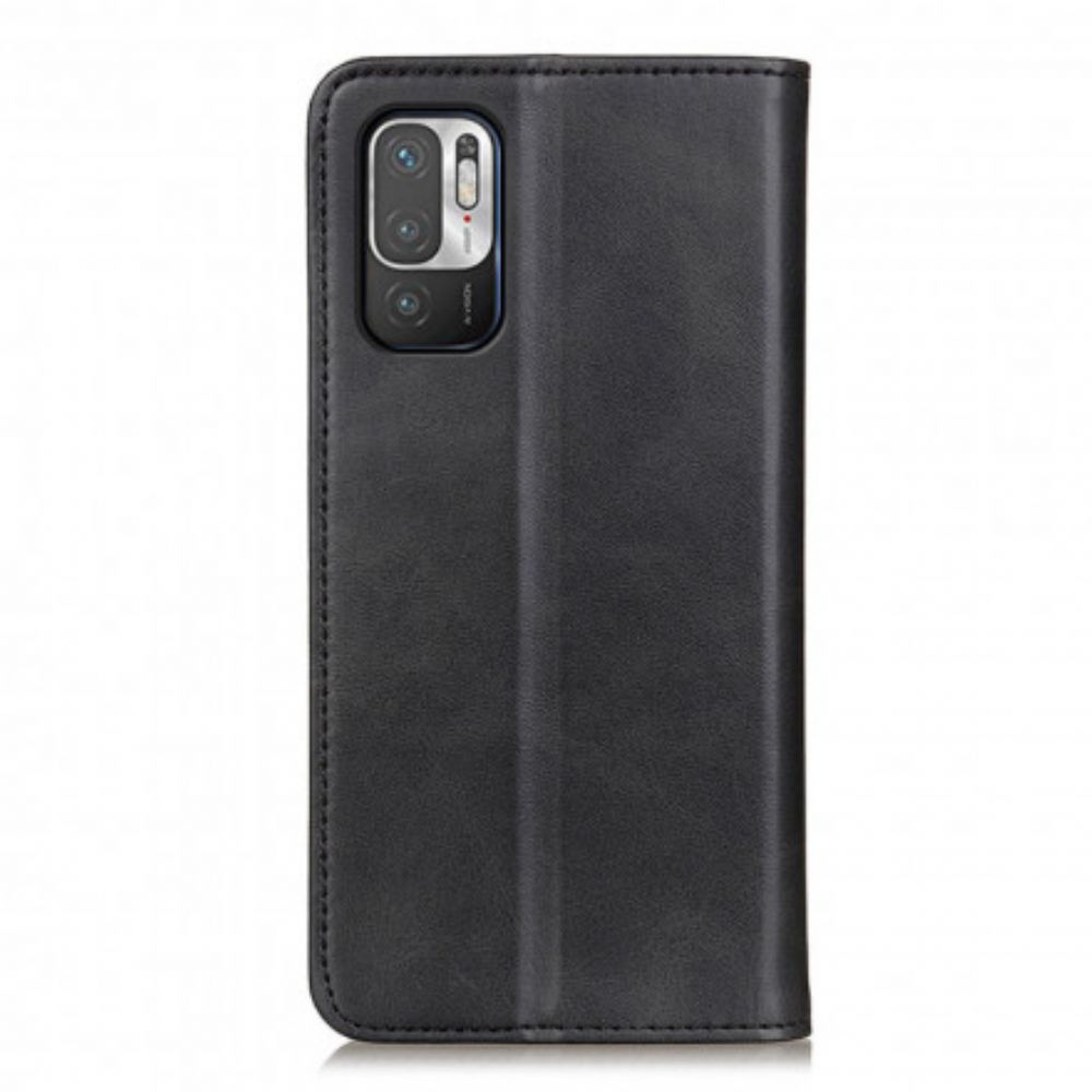 Schutzhülle Für Xiaomi Redmi Note 10 5G / Poco M3 Pro 5G Flip Case Spaltleder